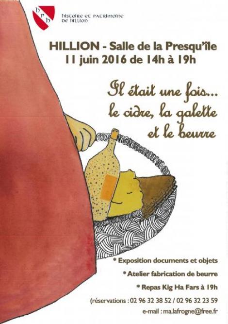 affiche exposition 'il était une fois le cidre'