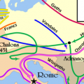 Les grandes invasions des peuples dits barbares