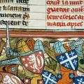 combat de croisade - Enluminure – source Archives Nathan