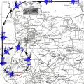 Trajectoire de l'avion anglais P 38