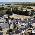 Le bourg en 1970 avant la construction du Foyer Rural et de la cantine scolaire