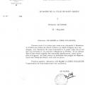Courrier du maire de Saint Brieuc à celui de Hillion - 1971