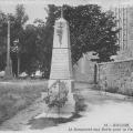 Plan du monument et carte postale de 1925 - 2