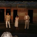 La troupe sur la scène de la Salle Palante en 2010