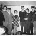 Troupe de théâtre au Chalet Blanc en 1968