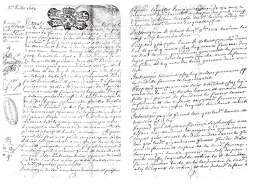 Interrogatoires de Jean Pepiot, Marie Huet et Noelle Adam juillet 1702